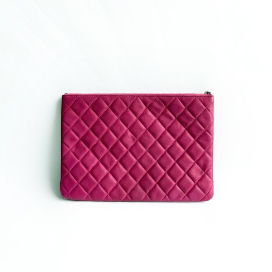 Chanel Classic Quilted Lambskin Clutch